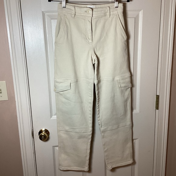 Wilfred Free Light Tan Cargo Pant Trousers Great Condition - Size 0 - Picture 4 of 15